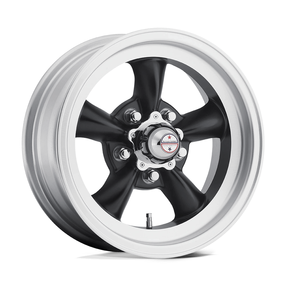 American Racing Vintage VN105D TT-D 14X6 5X4.75 S-BLK/MCH -2MM